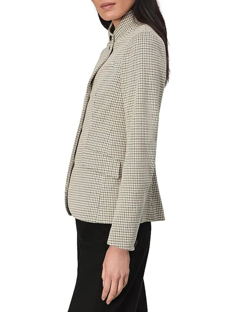NEW,  Rag and Bone Slade Plaid Stand-Collar Blazer in Multicolor Size 6 #SJ2385 - Picture 4 of 10